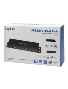 Hub USB 2.0 7 Porte con...