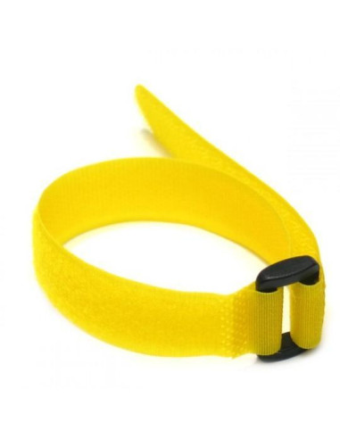 Fascette Fermacavo Gialle in Velcro...