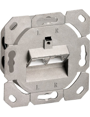 Presa a Muro Esterna 2xRJ45 Cat.6A...