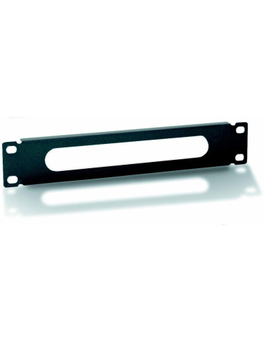 Pannello passacavo 10'' 1U Nero