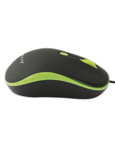 Mouse Ottico USB 1600 Dpi Nero/Verde