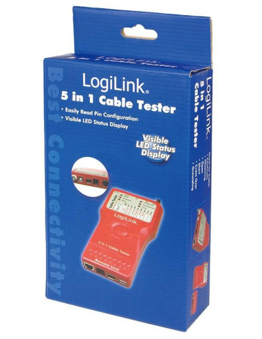 Tester di Rete per Cavi Firewire RJ45...