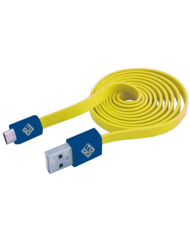 Cavo Flat USB AM a Micro USB M 1m...