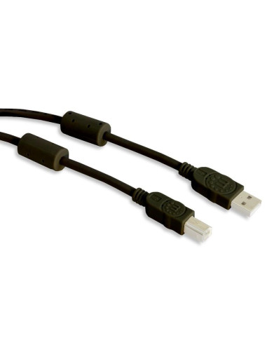 Cavo USB 2.0 A M / B M 5m con Ferrite...