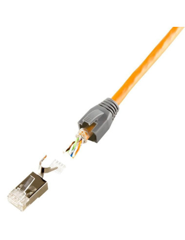 Plug Cat. 6A RJ45 Schermato STP per...