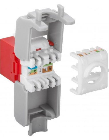Frutto Keystone RJ45 Cat6A UTP 500MHz...