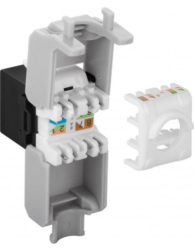 Frutto Keystone RJ45 Cat6A UTP 500MHz...