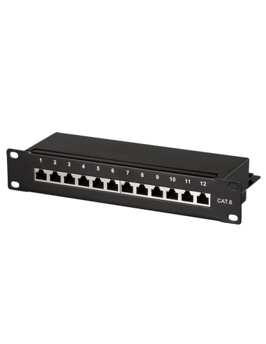 Pannello Patch 10'' STP 12 Posti RJ45...