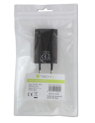 Caricatore USB 1A Compatto Spina...