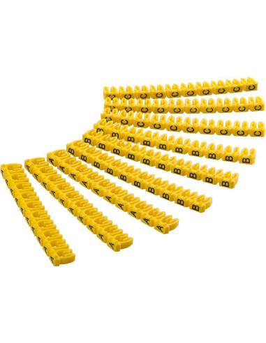 Segnacavo Giallo con Lettere ''A-C''...