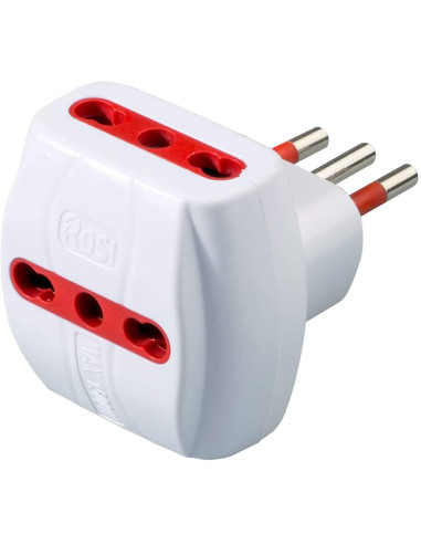 Adattatore Triplo Spina 2P+T Presa...