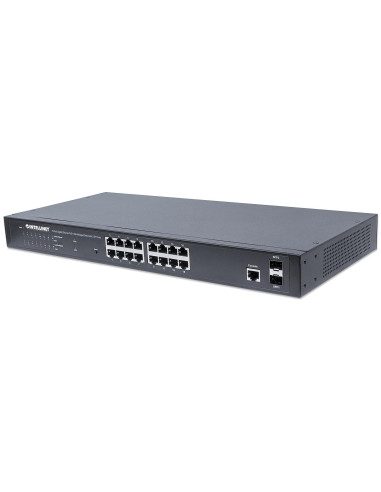 Switch Gigabit Ethernet 16 Porte PoE+...