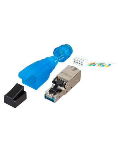 Plug Cat.6A RJ45 Tooless Schermato...