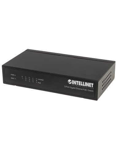 Switch PoE+ 5 porte Gigabit Ethernet
