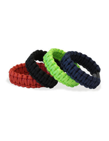 Bracciale Paracord con Micro USB Nero