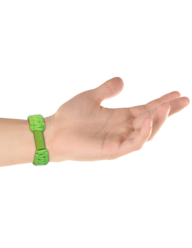 Bracciale Paracord con Micro USB Verde