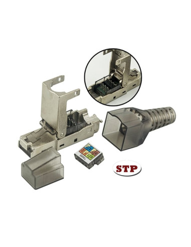 Plug Modulare RJ45 Cat.6A Schermato...