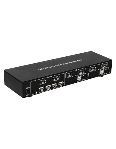 Switch KVM 2 porte DisplayPort1.2 per...