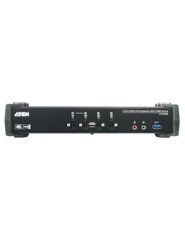 Switch KVMP 4K DisplayPort a 4 porte...