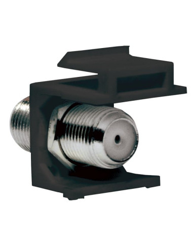 Adattatore Keystone BNC 75 Ohm F/F Nero