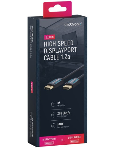 Cavo Audio/Video DisplayPort M/M 2m...