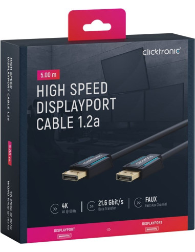 Cavo Audio/Video DisplayPort M/M 5m...