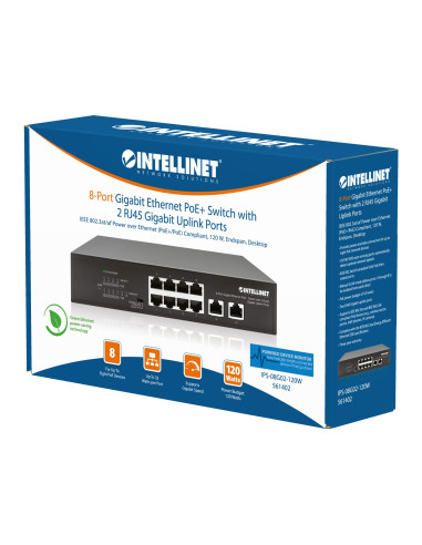 Switch Ethernet Gigabit 8 Porte PoE+...