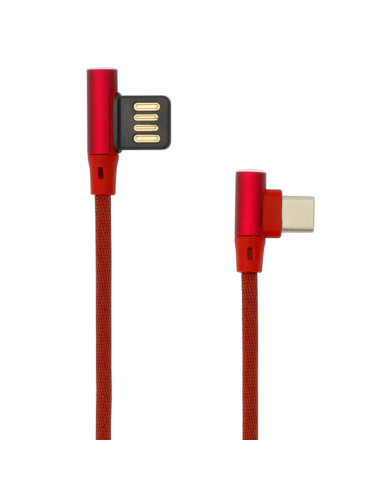 Cavo USB Angolato 90&deg USB A/USB-C...