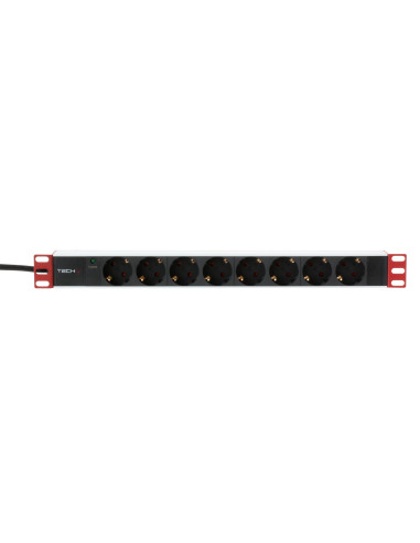 Multipresa 8 Posti da Rack 19'' Spina...