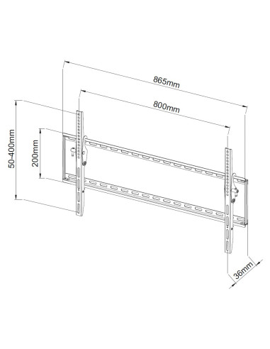 Staffa a Muro Inclinabile TV LED LCD...