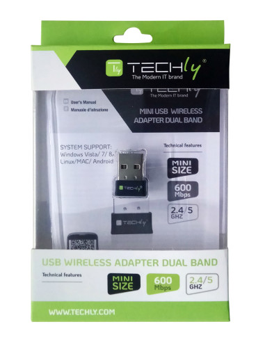 Mini Adattatore WiFi USB Dual Band...