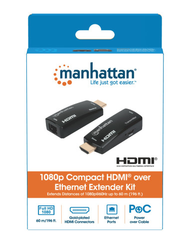 Extender HDMI Over Ethernet 1080p...