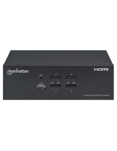Switch KVM HDMI 4 porte Doppio monitor
