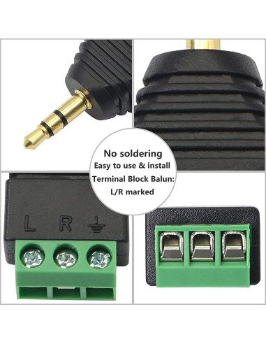 Adattatore Connettore Audio 3.5 mm...