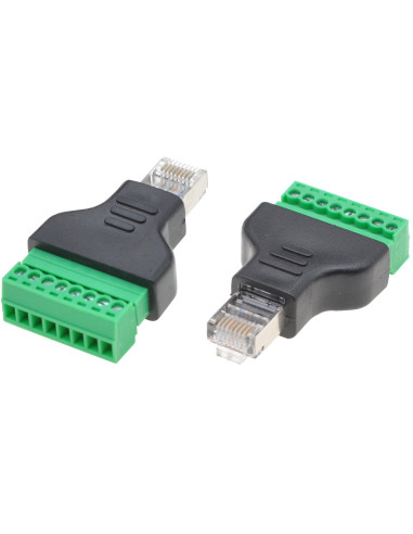 Adattatore Connettore RJ45 Maschio...