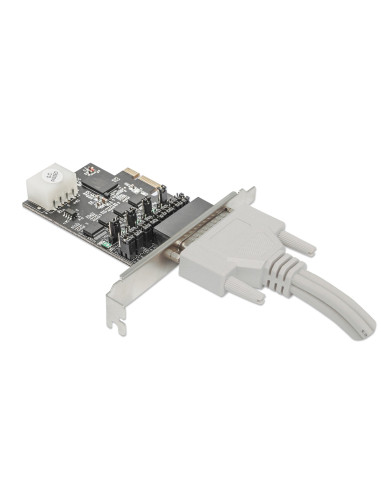 Scheda PCI Express 4 Porte DB9 RS-232