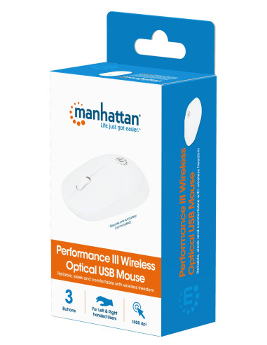 Mouse Ottico Wireless USB 1000 Dpi...