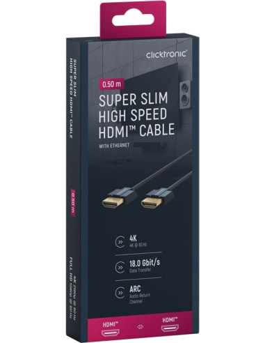 Cavo HDMI&trade 2.0 Super Sottile...