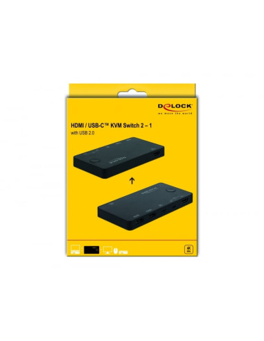 Switch KVM HDMI/USB-C&trade 4K 60Hz...