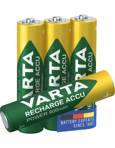 Blister 4 Batterie Ricaricabili Mini...