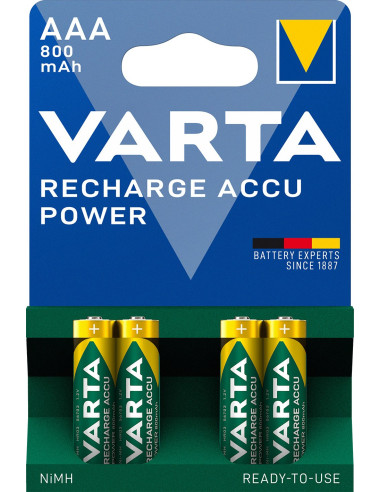 Blister 4 Batterie Ricaricabili Mini...
