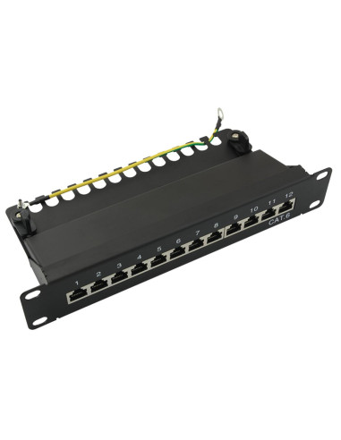 Pannello Patch 10'' STP 12 Posti RJ45...