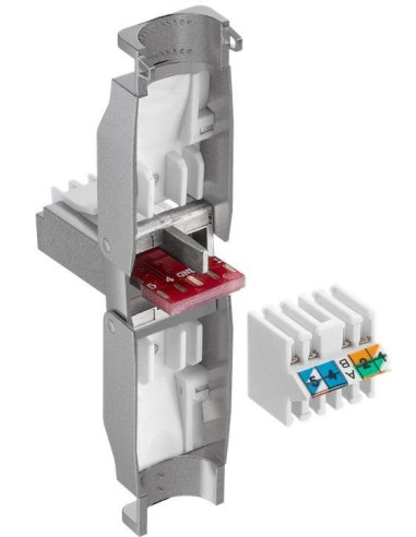 Plug RJ45 Cat.6 Schermato STP Tooless...