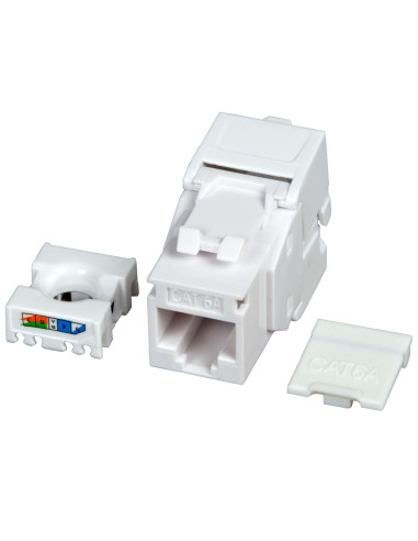 Frutto Keystone Cat.6A UTP Bianco con...