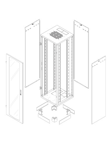 Armadio Rack NextGen 19'' 600x600 33U...