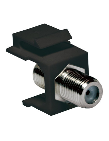 Adattatore Keystone BNC 75 Ohm F/F Nero