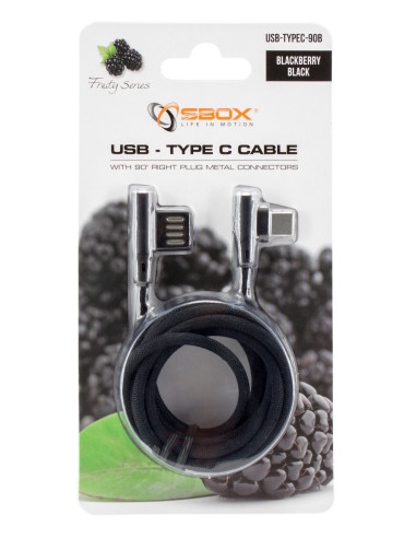 Cavo USB Angolato 90&deg USB A/USB-C...
