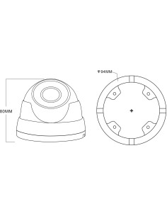 Telecamera IP Dome H.265 IR...