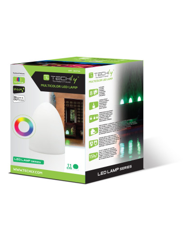 Lampada LED Multicolore di forma Ovale