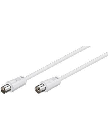 Cavo Antenna TV M/F 2,5 mt bianco